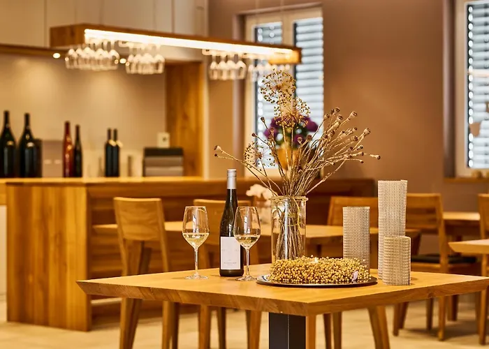 Im Weingut Huff-doll *